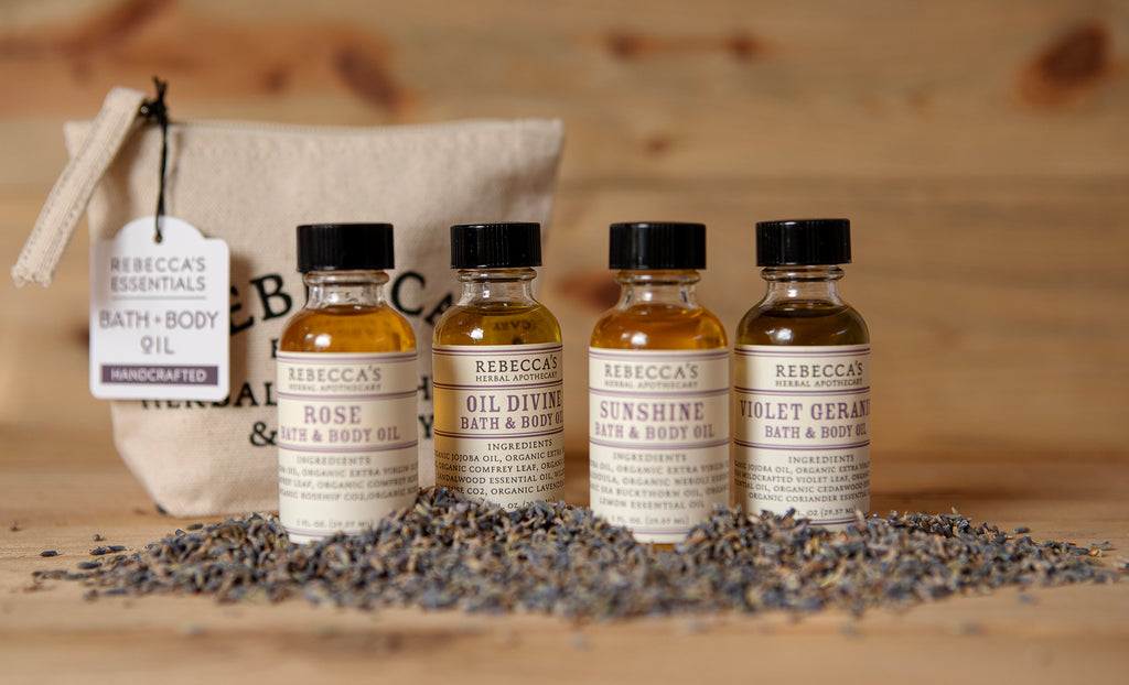 Rebecca's Essential Body and Bath Oil Gift bag